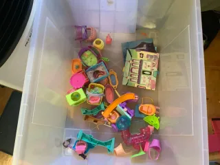 Lote Casitas Littlest Pet Shop con Accesorios