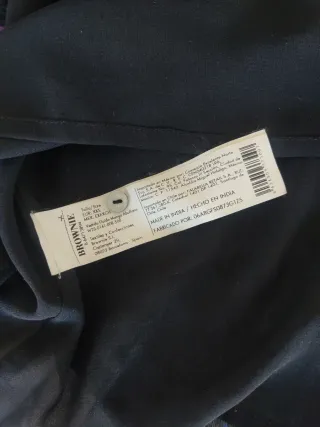 Vestido Brownie estampado zigzag