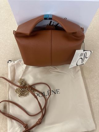 Bolsa Polène Béri - Camel Texturizado