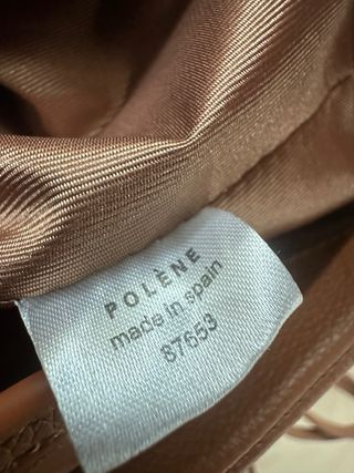 Bolsa Polène Béri - Camel Texturizado