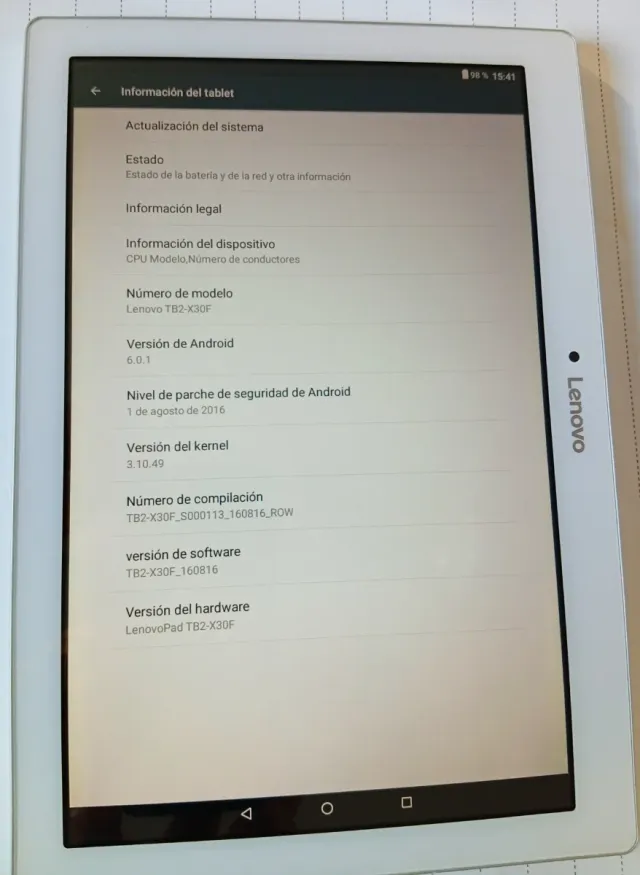 Tablet Lenovo TB2-X30F