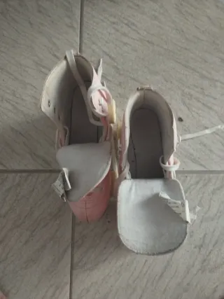 Patines de bota rosas