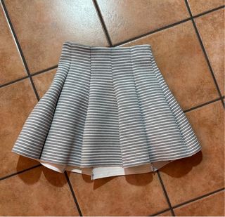 Gonna a righe grigia - Vibe anni '50