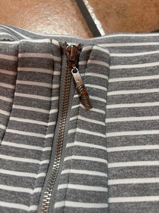 Gonna a righe grigia - Vibe anni '50