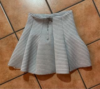 Gonna a righe grigia - Vibe anni '50