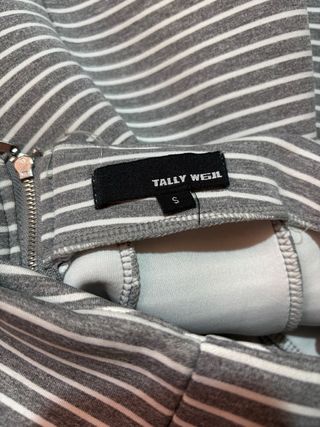 Gonna a righe grigia - Vibe anni '50