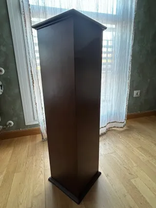 Muebles de madera para CDs (la pareja)