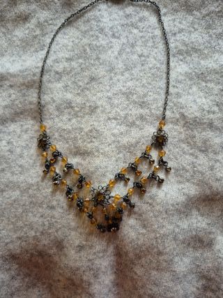 Gargantilla vintage con cuentas