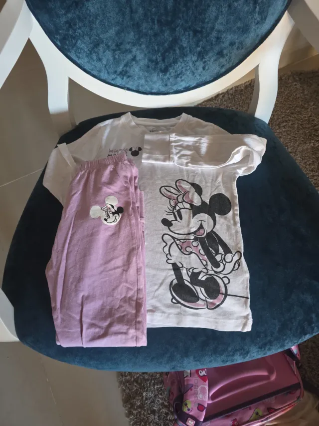 Pijama Minnie Mouse Disney Talla 4-5 Algodón