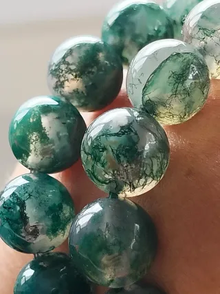 Pulsera Ágata Musgo