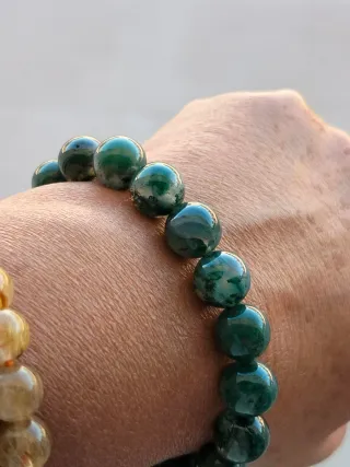 Pulsera Ágata Musgo