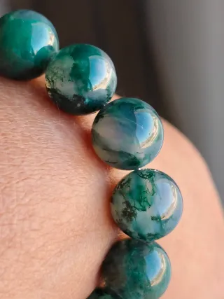 Pulsera Ágata Musgo