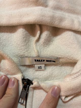 Felpa crop con cappuccio I Beachin'