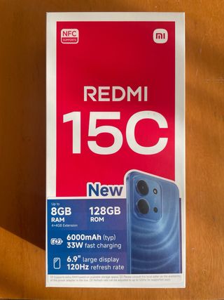 Xiaomi Redmi 15C 128GB Azul Nuevo