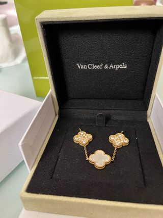 Pulsera Van Cleef & Arpels Oro Blanco