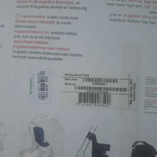 Patinete Bugaboo con adaptadores