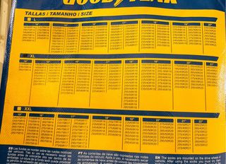 Cadenas Nieve Textiles Goodyear Talla XL