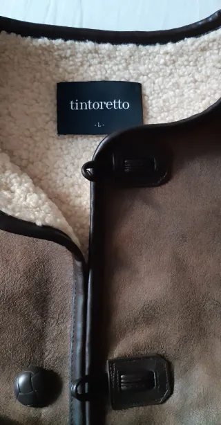 Abrigo mujer piel vuelta