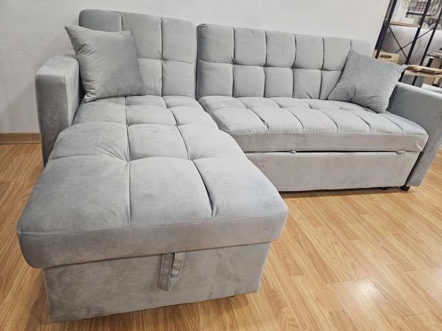 BLACK FRIDAY DE SOFA CAMA CHAISE LONGUE CON ARCON