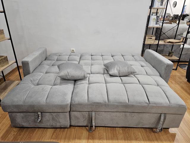 BLACK FRIDAY DE SOFA CAMA CHAISE LONGUE CON ARCON