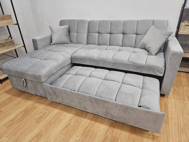 BLACK FRIDAY DE SOFA CAMA CHAISE LONGUE CON ARCON
