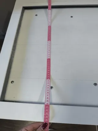 Móvel de parede prateleiras branco e prata lacado