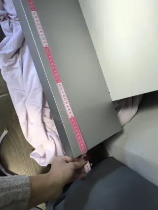 Móvel de parede prateleiras branco e prata lacado