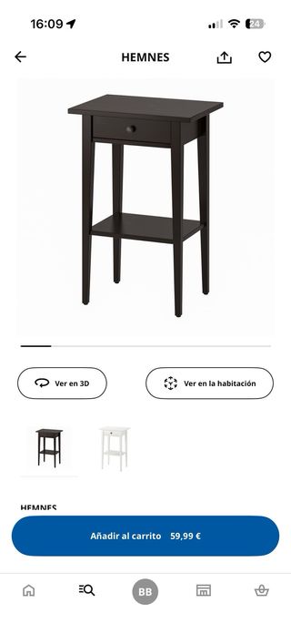 Mesita de noche Ikea