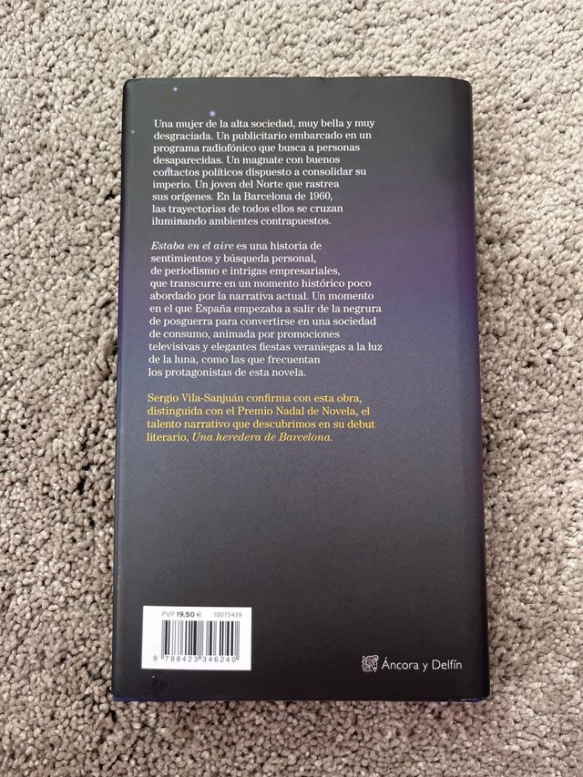 Estaba en el aire: Premio Nadal de Novela 2013