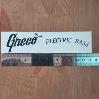 #13#Decal Greco Electric Bass