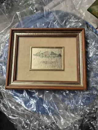 Quadretto Isola San Giulio Lago D'Orta