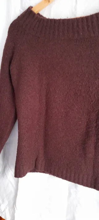 Jersey marrón de punto