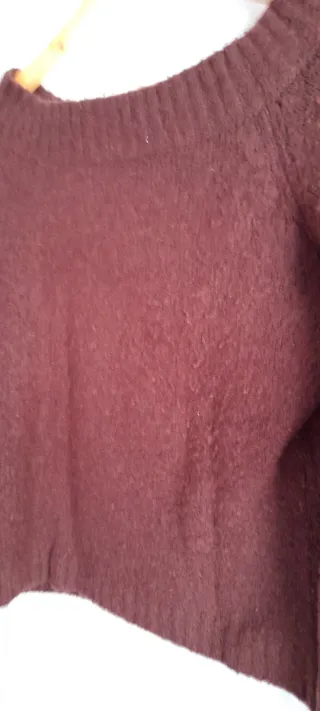 Jersey marrón de punto