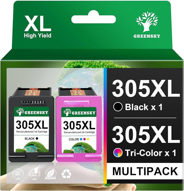Pack Cartuchos tinta HP 305 XL Negro y Color