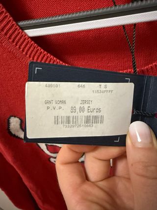 Jersey Gant Rojo con Logo