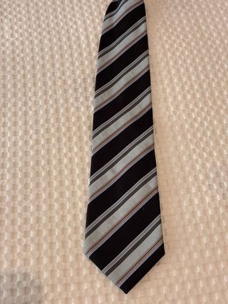 Corbata Kenzo Rayas Negras azul y Grises