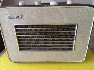 Radio Hacker Transistor Años 70 Beige/Negro