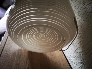 Lámpara Cristal Rayado Space Age 60s