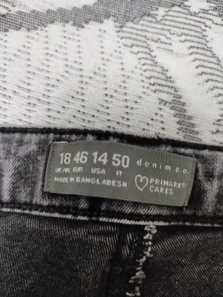 Pantalón skinny gris mujer talla 46