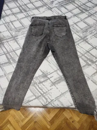 Pantalón skinny gris mujer talla 46