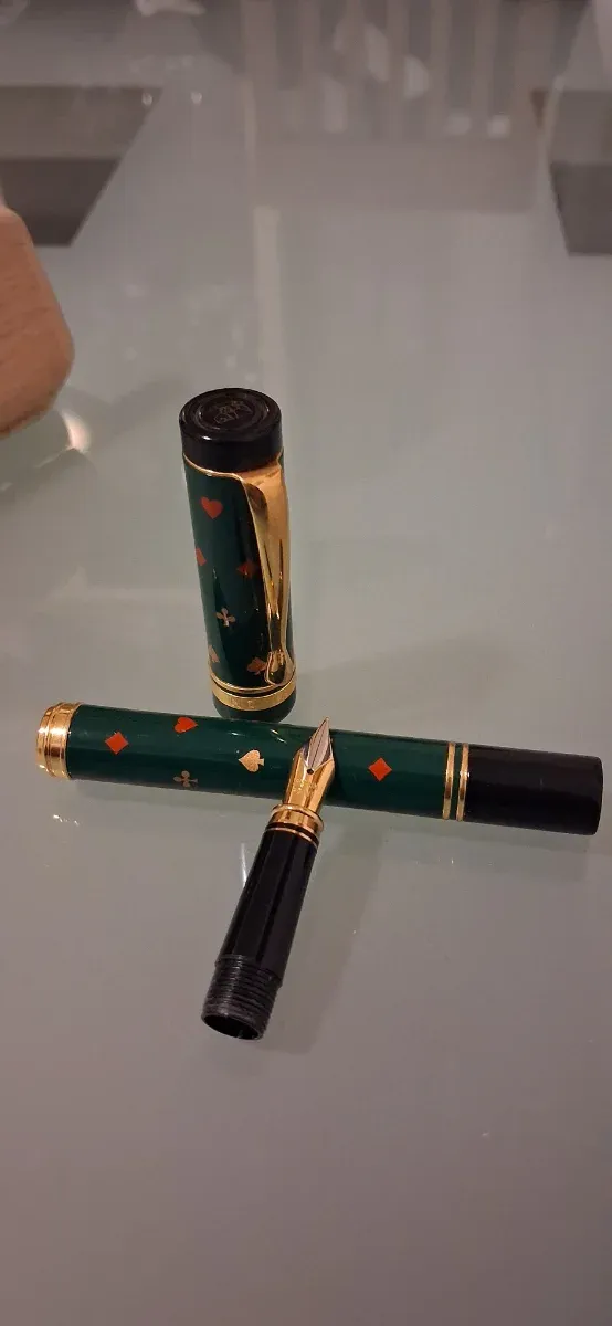 Stilografica Modiano con astucci in legno