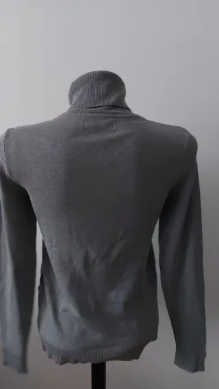 Jersey cuello alto gris Talla S