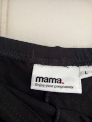 Pantalón H&M Mamá Talla L Negro