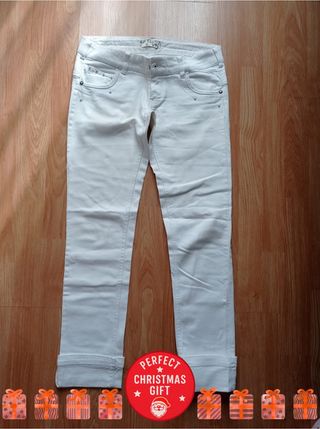 Pantalones blancos Xdye Talla 38