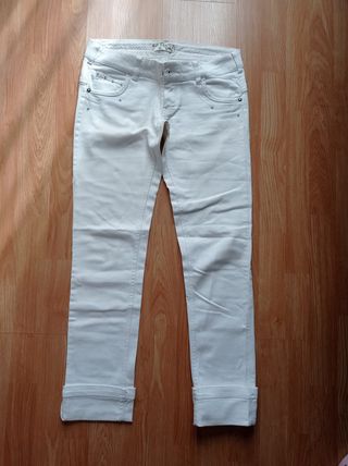 Pantalones blancos Xdye Talla 38