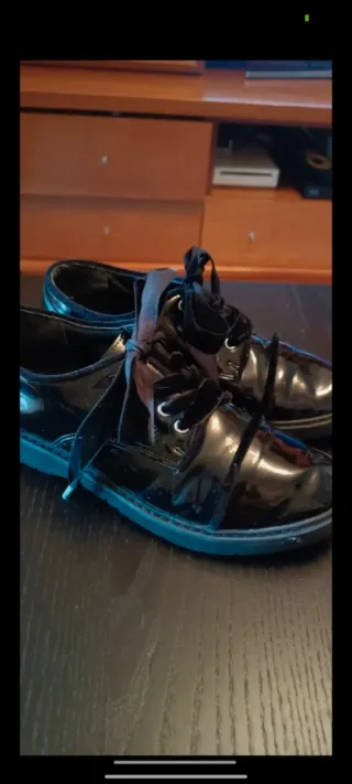 Zapatos charol negros