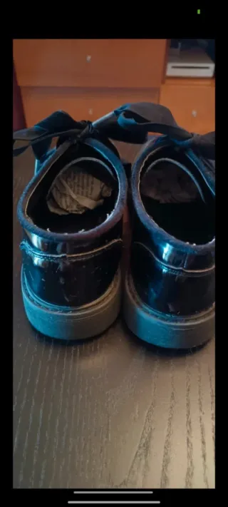 Zapatos charol negros