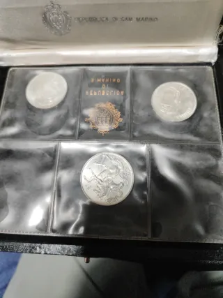 Trittico Monete Rep. San Marino