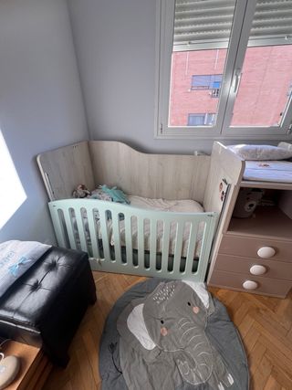 Cuna evolutiva madera  cuna de 60x120 a cama90x190