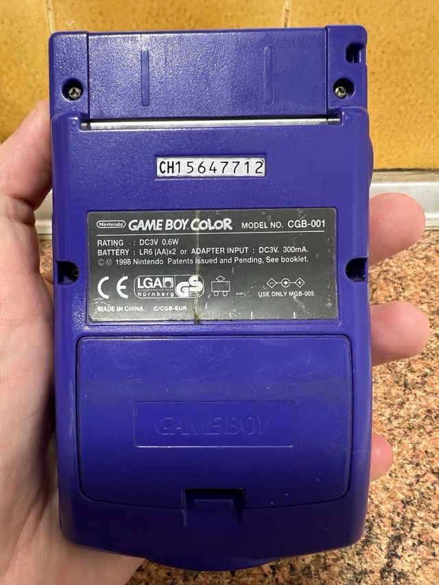 Nintendo Game Boy Color Roxo